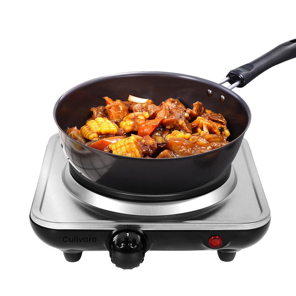 Culivaro Electric Countertop Single Burner, 1000W 